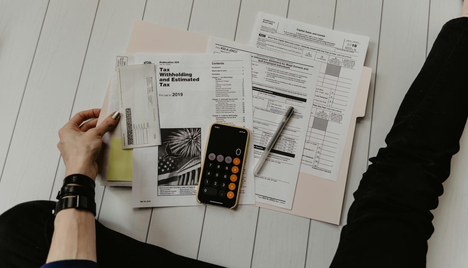Compliance review documents on a desk